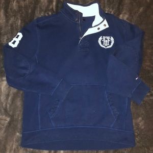 Tommy Hilfiger Half Zip/Button Heavy Pullover
